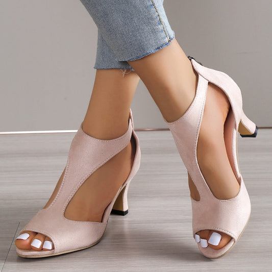 Orthopedic sandals with heels