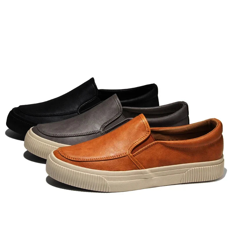 Alessandro - Mountainville slip-on skor i läder